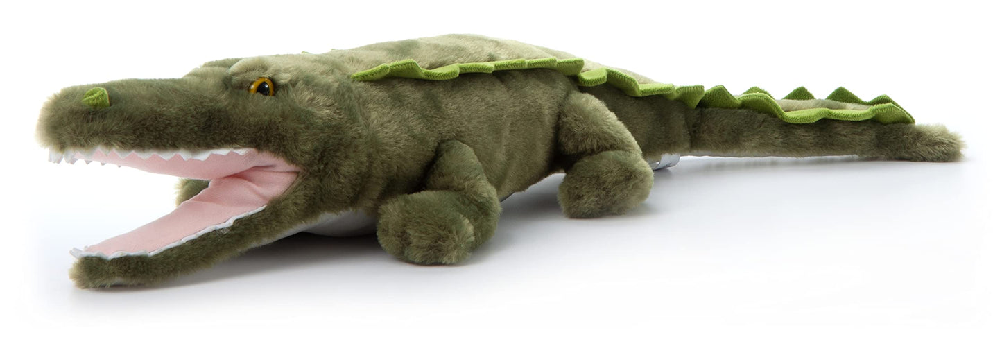 The Petting Zoo Alligator Stuffed Animal, Gifts for Kids, Wild Onez Zoo Animals, Alligator Plush Toy 22 inches