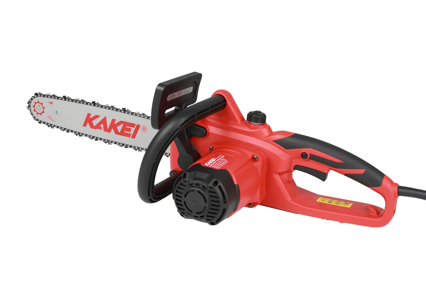 KAKEI 16-Inch 15-Amp Electric Chainsaw, 2200W Peak Power Corded Chain Saw with 3 German Steel Chains for Heavy Duty Wood Cutting