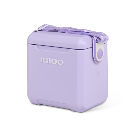 Igloo Lilac Breeze 11 Qt Tag-Along Too Strapped Picnic Style Cooler