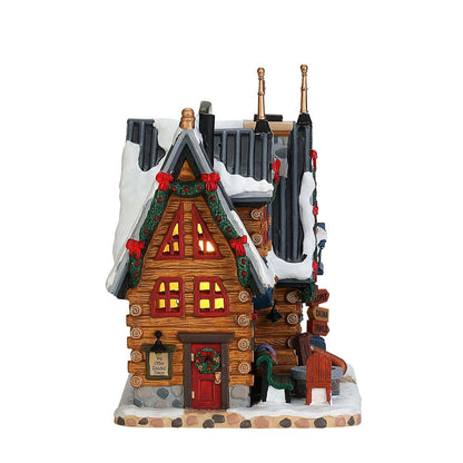 Lemax Vail Village Lighted Building: Apres-Ski Lodge, Porcelain