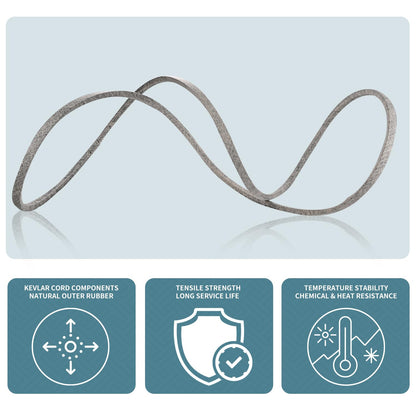 1/2 x 108'' Drive Belt 490-501-C063 / 954-05022A, Mower Deck Belt for CUB Cadet 490-501-C063 Drive Belt 46" Deck 05022 XT1 XT2 LX46 LT46 954-05022A (490-501-C063/954-05022)