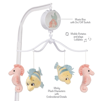 Bedtime Originals Disney Baby The Little Mermaid Musical Baby Crib Mobile Toy