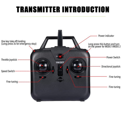 GoolRC C129 RC Helicopter for Adults, 4 Channel 2.4Ghz Remote Control Helicopter with 6-Axis Gyro, Aileronless RC Aircraft with Altitude Hold and 3 Batteries (Blue)