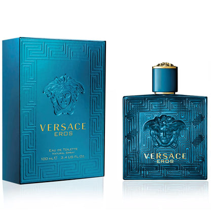 LocalVERSACE EROS EAU DE TOILETTE SPRAY 3.4oz 100ML FRAGRANCE SEDUCTIVE COLOGNE FOR MEN