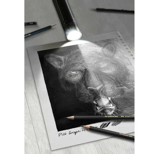 Faber-Castell Graphite Pencil Pitt Mat - 8pcs. and 9000 8pcs. in tin