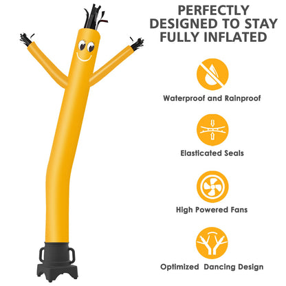 MOUNTO 8FT Fly Puppet Dancer with 1/3hp Blower Complete Set (Yellow)