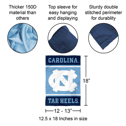North Carolina Tar Heels Garden Flag