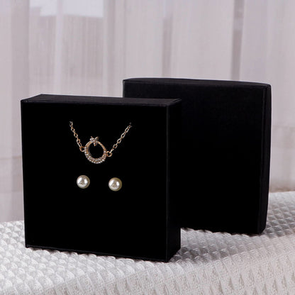 Sdootjewelry Black Jewelry Boxes Bulk 12 Packs, Jewelry Gift Box with Foam, Small Jewelry Boxes for Gifts, 3.5'' × 3.5'' × 1.2''