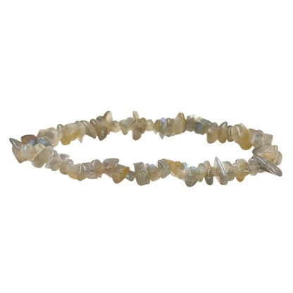 Amazing Gemstone Chips Bracelet (Labradorite)