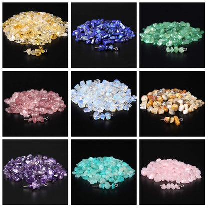 Natural Chip Stone Beads Lapis Lazuli 5-8mm About 400 Pieces Irregular Gemstones Healing Crystal Loose Rocks Bead Hole Drilled DIY for Bracelet Jewelry Making Crafting (5-8mm, Lapis Lazuli)