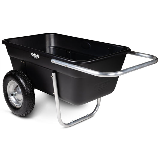Smart Carts Premium Yard Cart - Strong, Lightweight, and Perfectly Balanced (16" Air Filled Wheels)