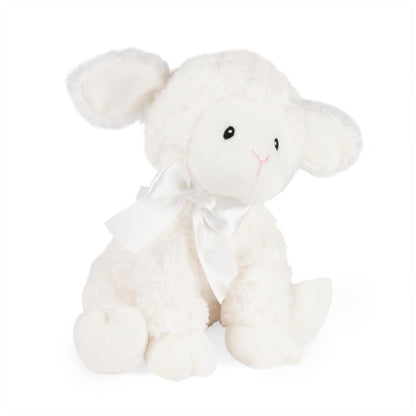 GUND Baby Lena Lamb Keywind Musical Plush, Plays Brahms’ Lullaby, Stuffed Animal Sensory Toy for Babies 10 Months & Up, White, 10”