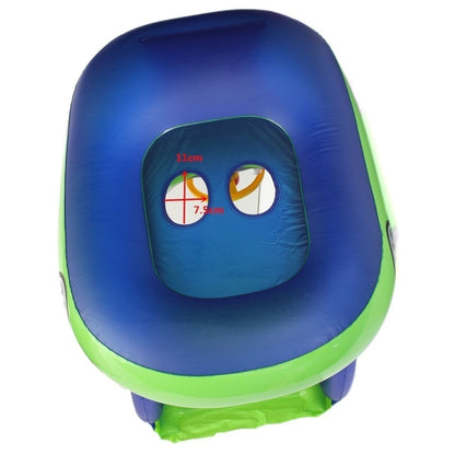 baby pool float with canopy Summer Steering Wheel Sunshade Swim Ring Car Inflatable toys infants Float Seat Boat for kids toddlers(Color blue)
