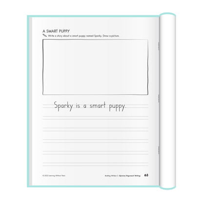 Learning Without Tears, Building Writers C, Student Edition, Age 7+, 2nd Grade+, Handwriting Without Tears, Narrative, Information & Opinion Writing, Fluency, School & Home, Tutoring
