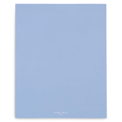 Steel Mill & Co 10" x 7.75" Planner Notepad, Faith-Based Undated Weekly Planner with 52 Sheets, Guided Prompts for Focus, Priorities, Prayers & Daily Actions, Desk Pad Organizer for Women (Blue Hydrangeas)