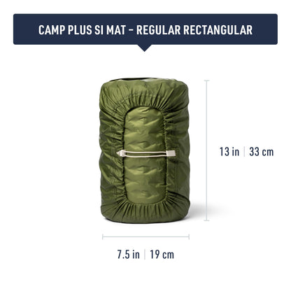 Sea to Summit Camp Plus Self-Inflating Foam Sleeping Mat for Camping - Rectangular - Regular (72 x 25.2 x 2.6 inches)