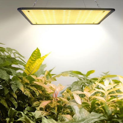Full Spectrum LED Grow Light for Indoor Plants with UV&IR, Sunlight Simulating Plant Hanging Grow Light for Seedlings, Vegetables, Peppers (60W Actual Power)