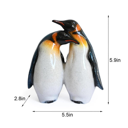 Juliahestia Cute Penguin Gifts for Couple Lovers Women - Small Figurines Home Decor Bedroom Table Desk Ornament Birthday Wedding Anniversary Decorations Valentine's Accessories