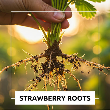 San Andreas Strawberry Plants – Day-Neutral Everbearing Strawberry Plants, High-Yield Sweet Berries, Non-GMO Live Strawberry Starts for Garden, Raised Beds, Containers (5 Plants)