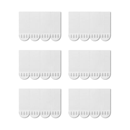 JELLYSUB 120 Pieces Small Refill Poster Strips Heavy Duty, Removable Double Sided Adhesive Picture Hanging Strips for Christmas Decorations, Water-Resistant Damage Free