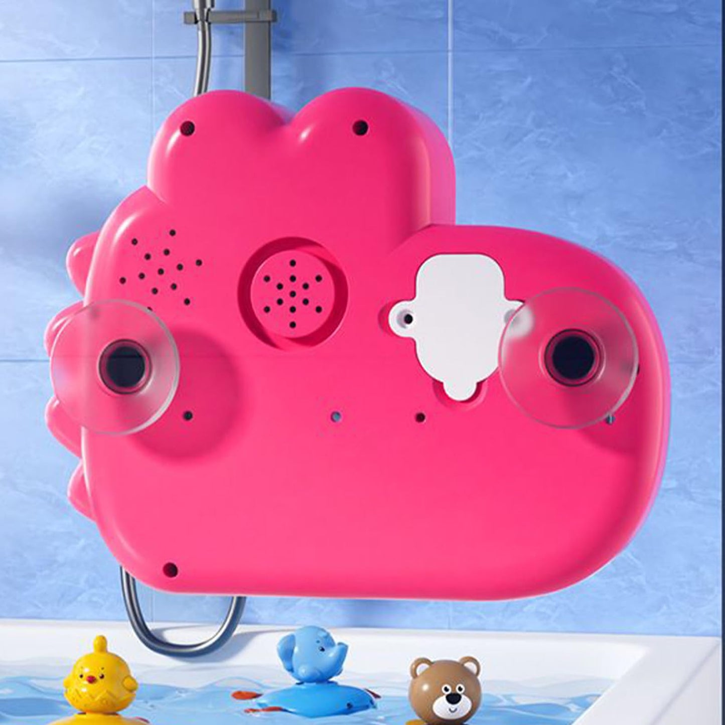 Bubble Machine for Bath Tub - Cute Frog Crocodile Bathing Toys for bathtimee | babyy Bathtub Bubble Machine Maker | Animal bathtimee Shower Toys for babyy Boy Girl