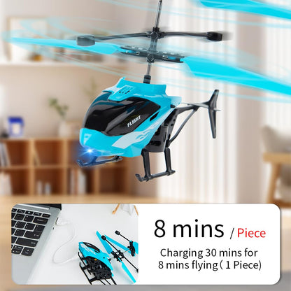Remote Control Helicopter,Gesture Sensing Indoor Flying Helicopter Toys,RC Helicopter Airplane for Teenage with 10Mins Flight,3 Pack RC Helicopter for Kids with Light,Birthday Gifts for Boys and Girls