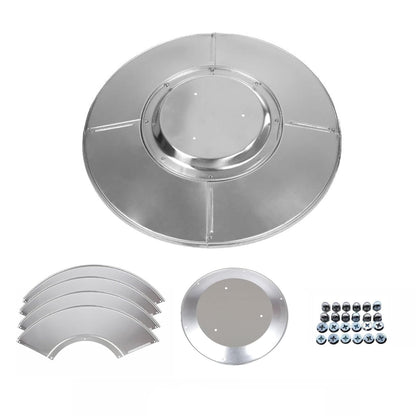 Fire Sense 61956 Patio Heater Premium Weatherproof Aluminum & Dust Proof Reflector Shield Extended Heat Range 32" Round Reflector