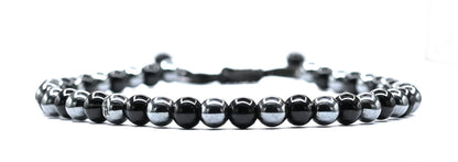 Amazing Gemstone Hematite Black Obsidian Anklet - Anti Swellig Ankle Bracelet, Weight Loss Aid Ankle Bracelet for Men Women