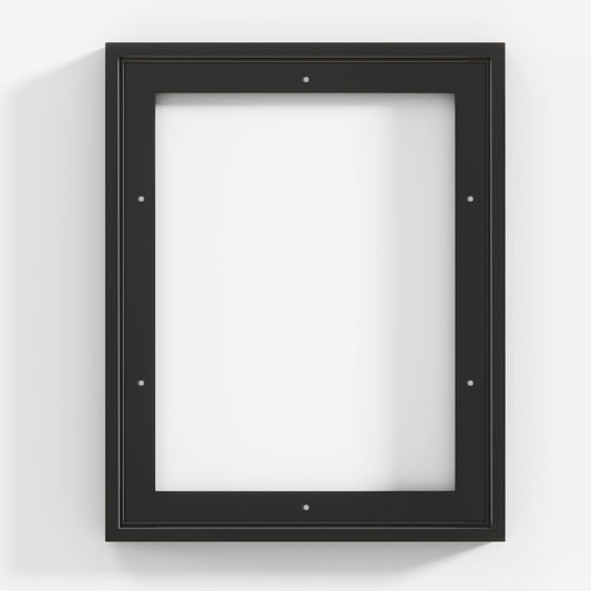 Venusmiles Canvas Frame 11x14 Frame for Canvas Painting Floating for 1" Deep, Floater for Canvas Artist Panel Oil Painting Wall Art Décor, Vertical or Horizontal Picture Wall Decor, Black