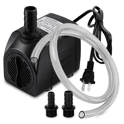 PULACO 400GPH Submersible Pump with 5 ft Tubing, (1500L/H 25W) durable fountain water pump for Pond Fountain, Aquariums Fish Tank, Statuary, Hydroponics