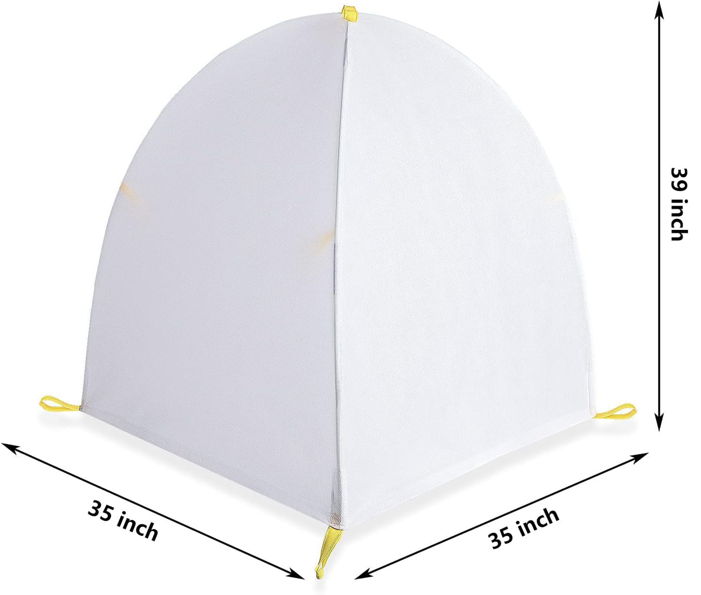 DECOHS 35 x 35 x 39 Inch Warm Plant Protection Tent-Winter Shrub Covers-Winter Snow & Frost Covers Protecting Fruit Tree Potted Plants from Freezing Animals Eating