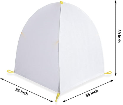 DECOHS 35 x 35 x 39 Inch Warm Plant Protection Tent-Winter Shrub Covers-Winter Snow & Frost Covers Protecting Fruit Tree Potted Plants from Freezing Animals Eating