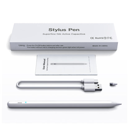 Stylus Pen for Touchscreen, Compatible for Android & iOS Phones/Tablet, Fast Charge Universal Stylus Pen for i-Phone, i-Pad, Tab A9+, High Sensitivity & Precision Stylist Pencil for Writing/Drawing
