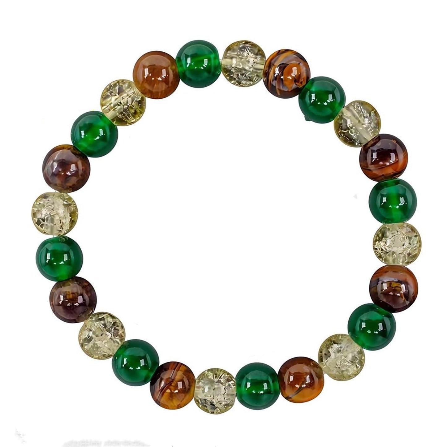 WEFRIN Evil Eye with Hematite Black Obsidian Tiger Eye Stone Triple Protection Bracelets for Men Women, Crystal Healing Stone Bracelet Bring Luck Prosperity and Happiness Jewelry (J-8mm(j))