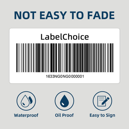 LabelChoice 100 Sheets 1000 Pcs 2”x4” 10 Up Shipping Address Labels Compatible with Laser and Inkjet Printers, 2x4 10 Per Page Strong Adhesive Internet Mailing Shipping Labels