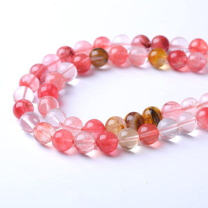 36PCS 10MM Watermelon Tourmaline Stone Beads Natural Gemstone Bead Crystal Healing Energy Jewelry Making DIY 15 inches