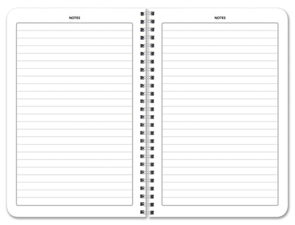 BookFactory My Health Log Book, Daily Tracking Record Journal Logbook - Wire-O, 100 Pages, 6” x 9'' (Made in USA)