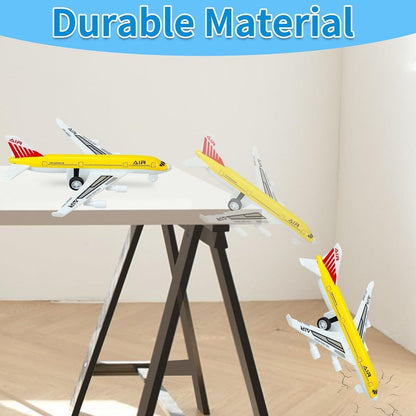 Tcvents Airplane Toys, Metal Plane Pull Back Airplane Toys for 3 4 5 6 7 Years Old Boys Girls, Die Cast Aircraft Plane Models, Kids' Play Vehicles Aeroplane Airplanes for Kids Birthday Gift