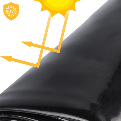 Adroiteet 10 x 15 FT Pond Liner, 20 Mil Fish Pond HDPE Liner, Pond Liners for Outdoor Ponds, Koi Ponds, Garden Fountain, Waterfall