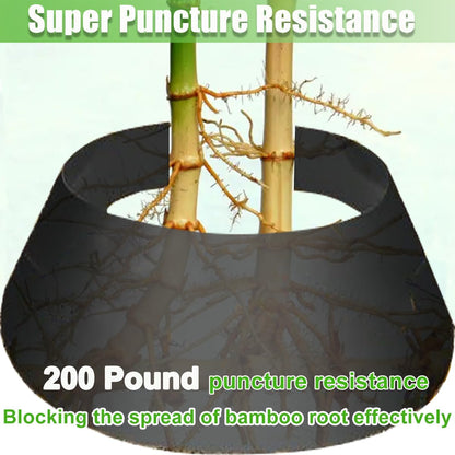 Tree Root Barrier Bamboo Barrier, Tree Root Protector Bamboo Shield Plant Grass Weed Substrate Controller, Heavy Duty Control System for Sidewalks Roads Driveways, Landscape Edging Block 19.7FT*21.6IN