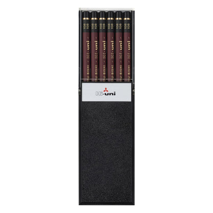 Uni Hi-Uni Wooden Pencil - 10B - Box of 12 (HU10B)