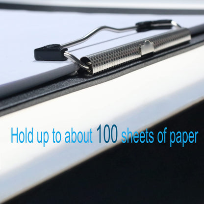 Acocony 11x17 clipboard Double Clip Extra Large Clipboard Low Profile Clip 11 x 17 Clipping Board Light Weight Not Fragile PP Plastic Black Pack of 2
