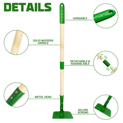 Aka Supaku Kids Gardening Tools Set,8pcs Wheelbarrow Set for Kids with Shovel, Rake, Watering Can Outdoor Backyard Farm Digging Toys, Halloween Christmas Birthday Gifts for Boys Girls