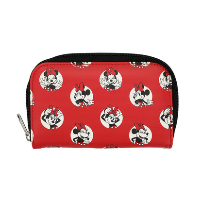 Bioworld Disney Minnie Mouse Belt Bag Wallet Lanyard and Keychain 4-Piece Gift Set