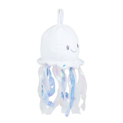 Cuddle Barn - LullaBabies Glimmer The Jellyfish Animated Musical Stuffed Animal Fish Plush Toy for Babies with Night Light Glow, Volume Control, 12 inches