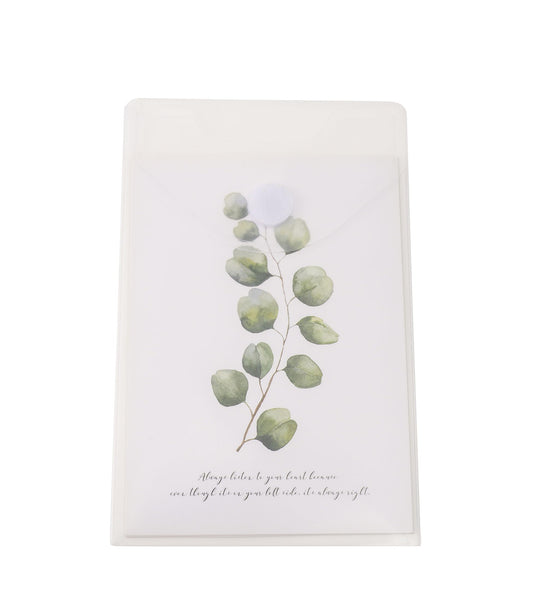 YESSART 6’’ x 9’’ Vertical Clear Plastic Envelopes Receipt Stickers File Storage 40 Pack Hook Loop Closure