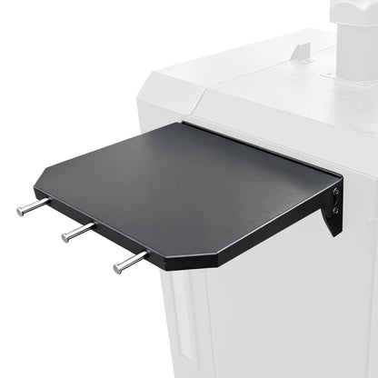 Side Shelf for Pit Boss PBV4PS2 PBV4PS1 Pro Series II 4 Vertical Pellet Smoker Shelf for Pit Boss 10739 1077 Smoker Accessories Foldable Grill Side Table BBQ Prep with Hooks