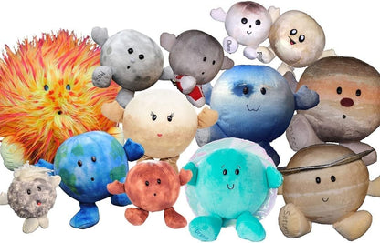 Celestial Buddies Plush Solar System Set 12 Piece Buddy Science Astronomy Space Educational Stuffed Planet Toys