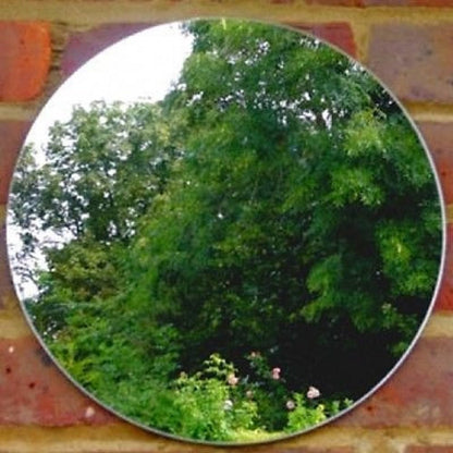 Servewell Stylish Outdoor Garden Mirror - 20 cm Diameter