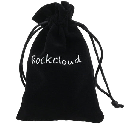 rockcloud Black Obsidian Rune Stones Tumbled Engraved Lettering Crystal Set for Wicca Crystals Healing Chakra Reiki